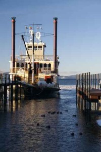 Boat in Lake Tahoe